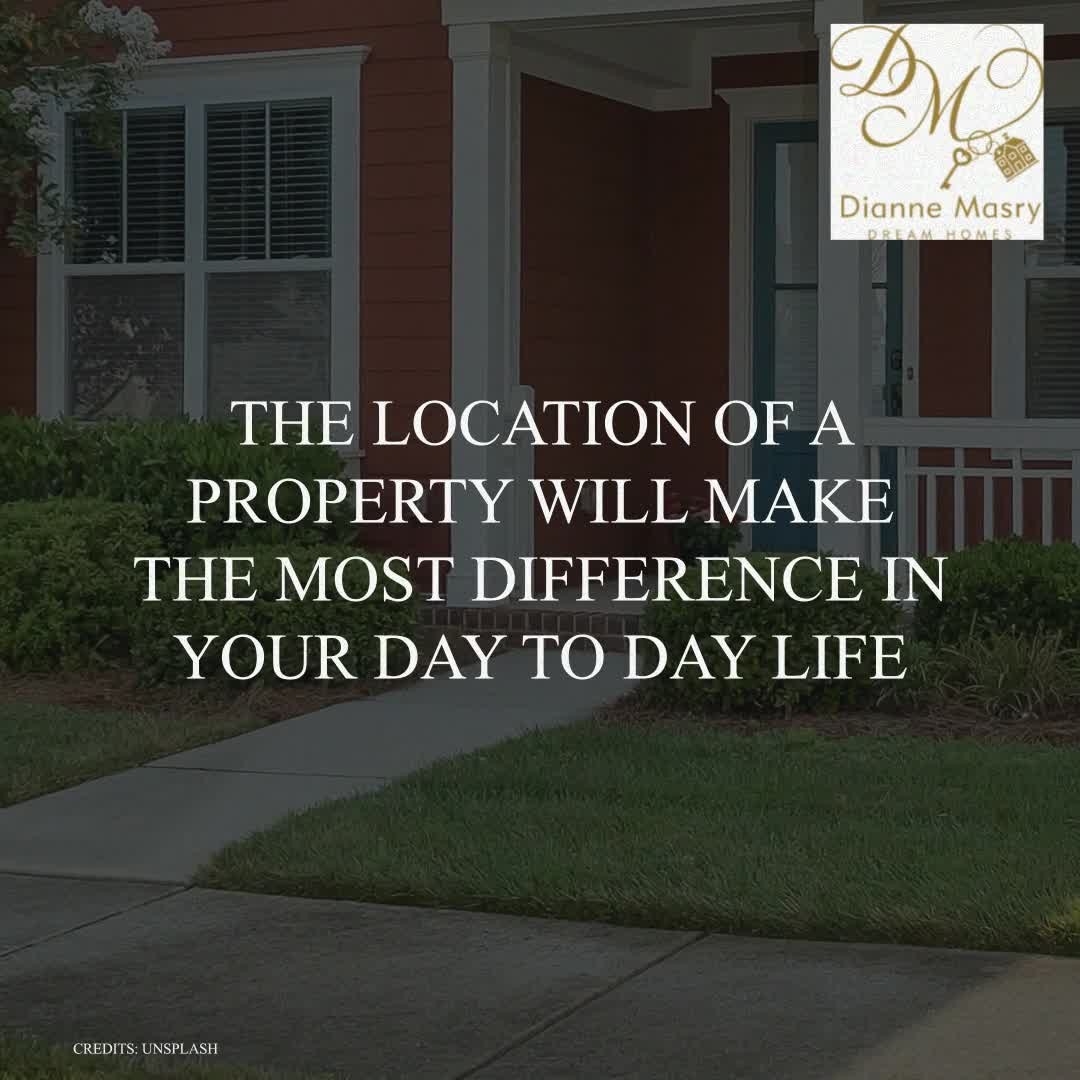 Working with an agent who is familiar with the area...