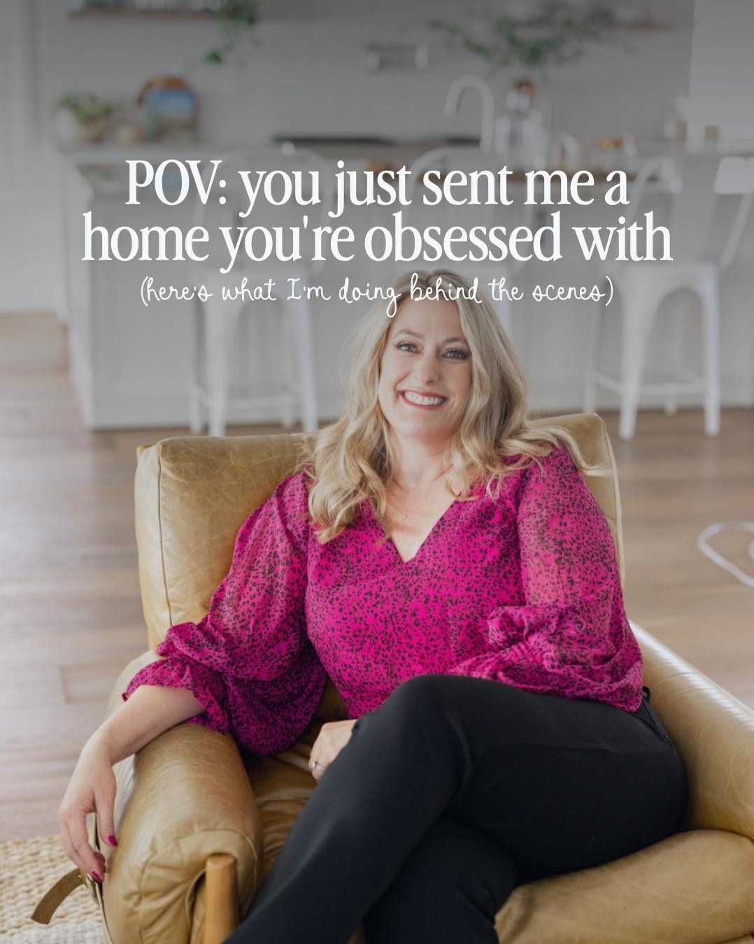 You send me the house you’re obsessed with… and that’s...
