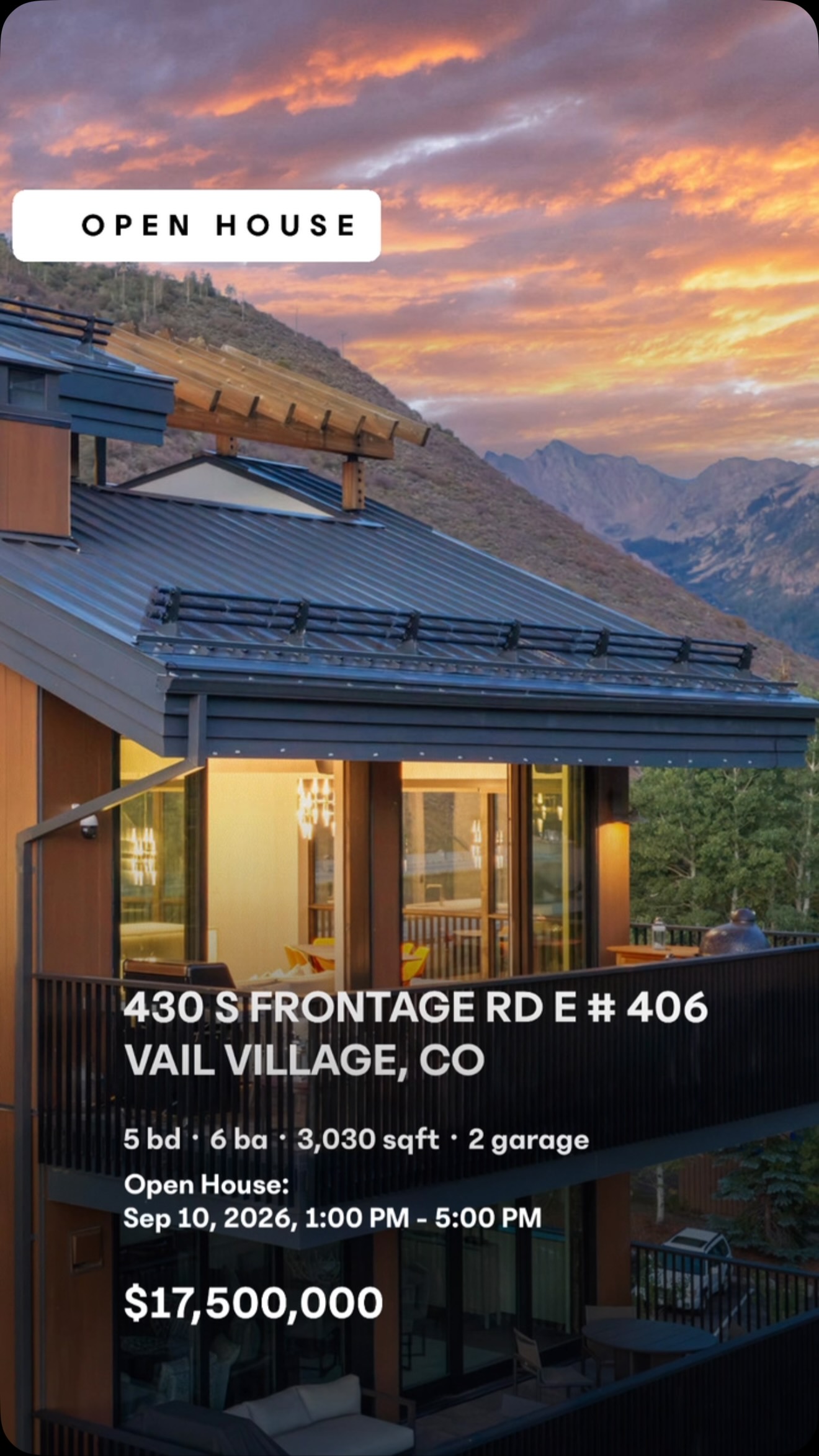 OPEN HOUSE | The Vail Village Penthouse that gives you...