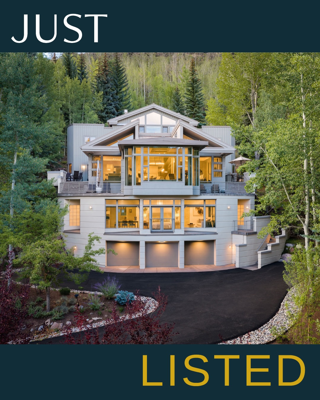 JUST LISTED | High on the hillside. South-facing toward Vail...