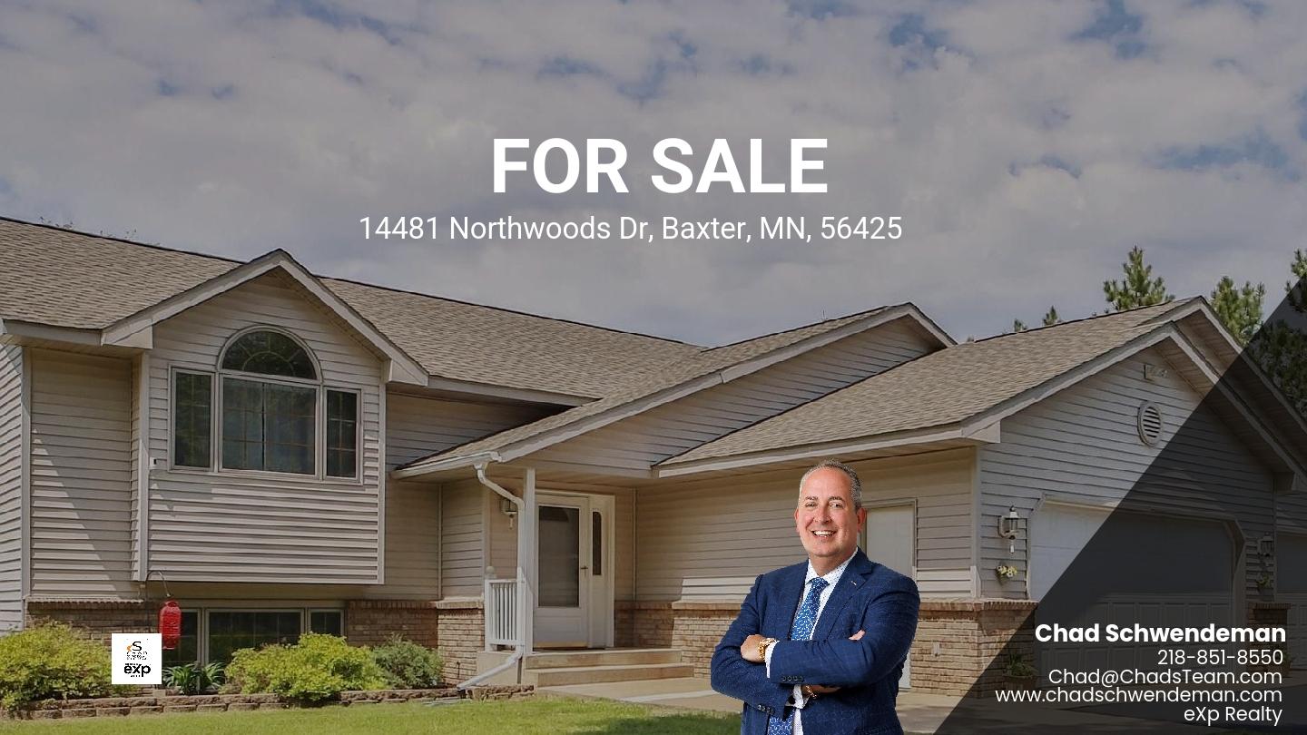 Nature and comfort blend seamlessly at 14481 Northwoods Dr, Baxter, MN 🌳. This 3-bedroom, 2-bathroom retreat offers 2,002 sq ft of spacious living, highlighted by a stately brick and wood exterior that welcomes you home. Priced at $449,900, every detail sets a peaceful tone, from the inviting front porch surrounded by lush greenery to interiors designed for relaxation and gatherings. Step inside to a cozy, sun-filled living room with a neutral palette, perfect for quiet evenings or creating new memories. Enjoy mornings on the front porch or host friends in the beautifully landscaped yard, an ideal spot for outdoor fun beneath the trees. 🏡 Located in the heart of Baxter, you’re close to parks, schools, and all the amenities you need for easy living. Ready to experience this tranquil haven for yourself? Contact us to schedule a private tour or get more details today! ✨ It's Not the Market, it's the Marketing! #RealEstate #exprealty #ChadSchwendeman #Brainerd #BrainerdLakes #CentralMinnesota #realtor #realestateagent #homes #cabins