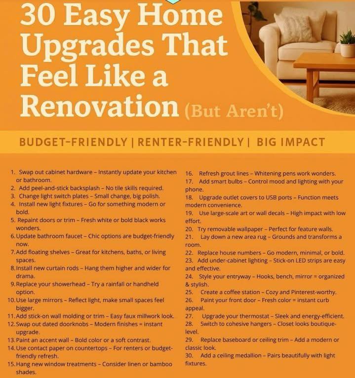 It's warming up in Kentucky. What home updates are you...