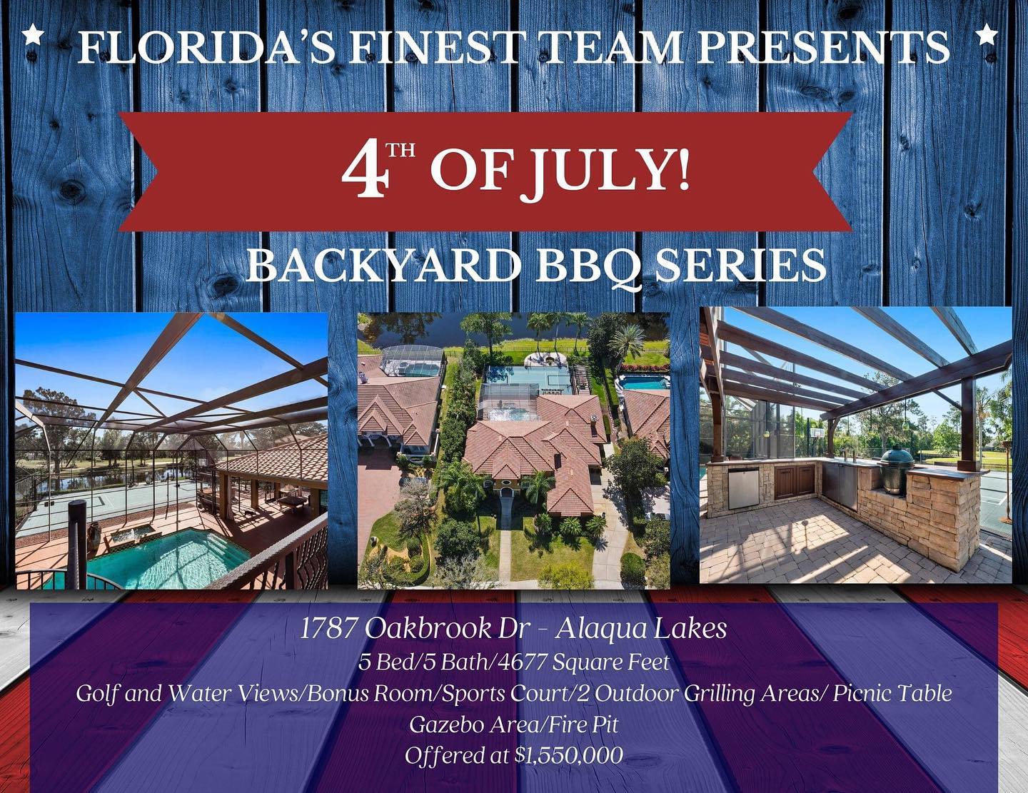 🎉 Presenting the First in Our Florida’s Finest Team Backyard...