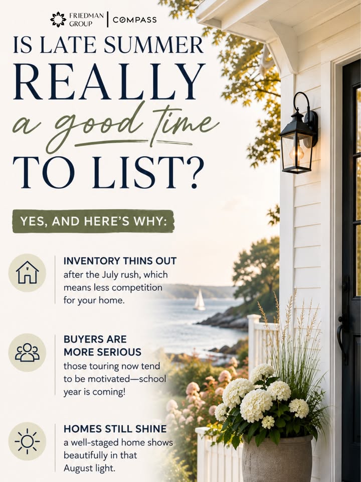 Is late summer really a good time to list? Yes,...